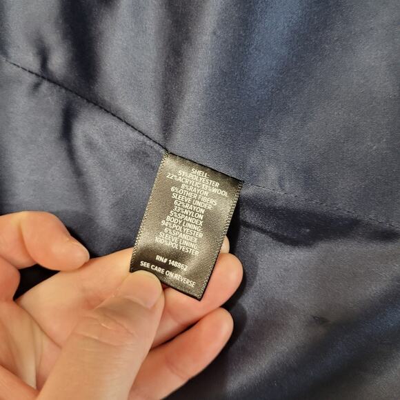 Torrid Navy Pea Coat - Picture 6 of 10